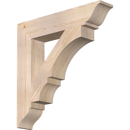 Ekena Millwork Balboa Traditional Smooth Bracket, Douglas Fir, 5 1/2"W x 30"D x 30"H BKT06X30X30BOA01SDF